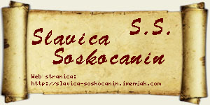 Slavica Šoškoćanin vizit kartica